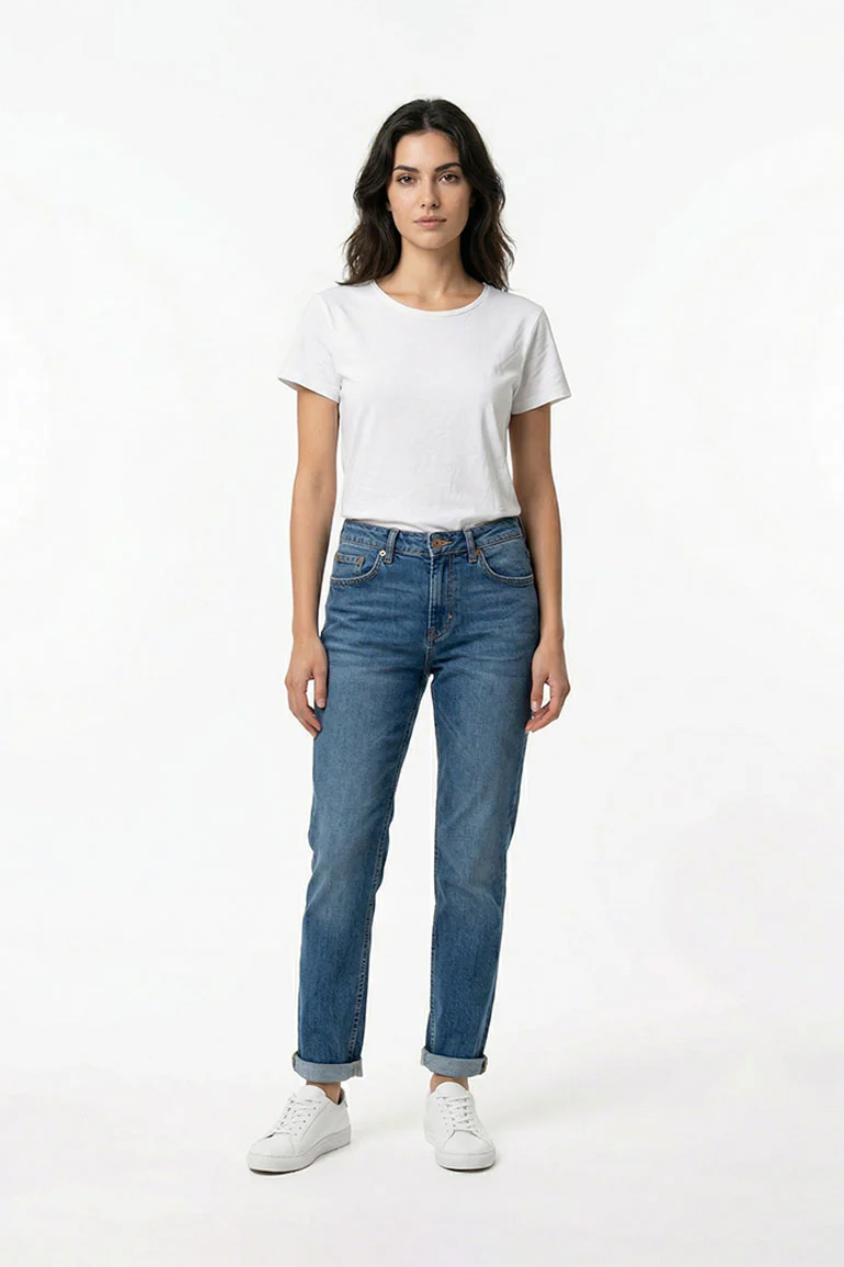 BASIC CREW NECK T-SHIRT FOR WOMEN