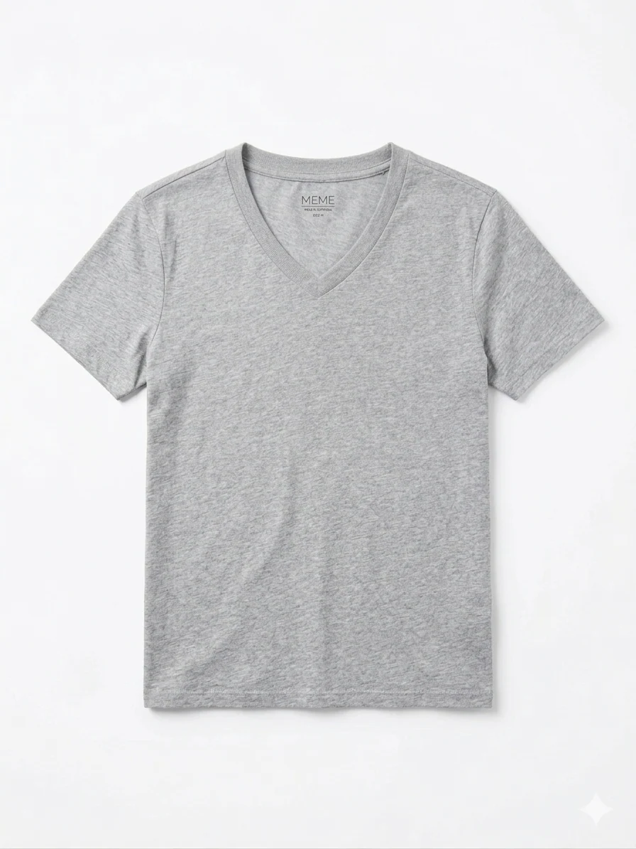 BASIC V-NECK T-SHIRT FOR MEN - Image 4