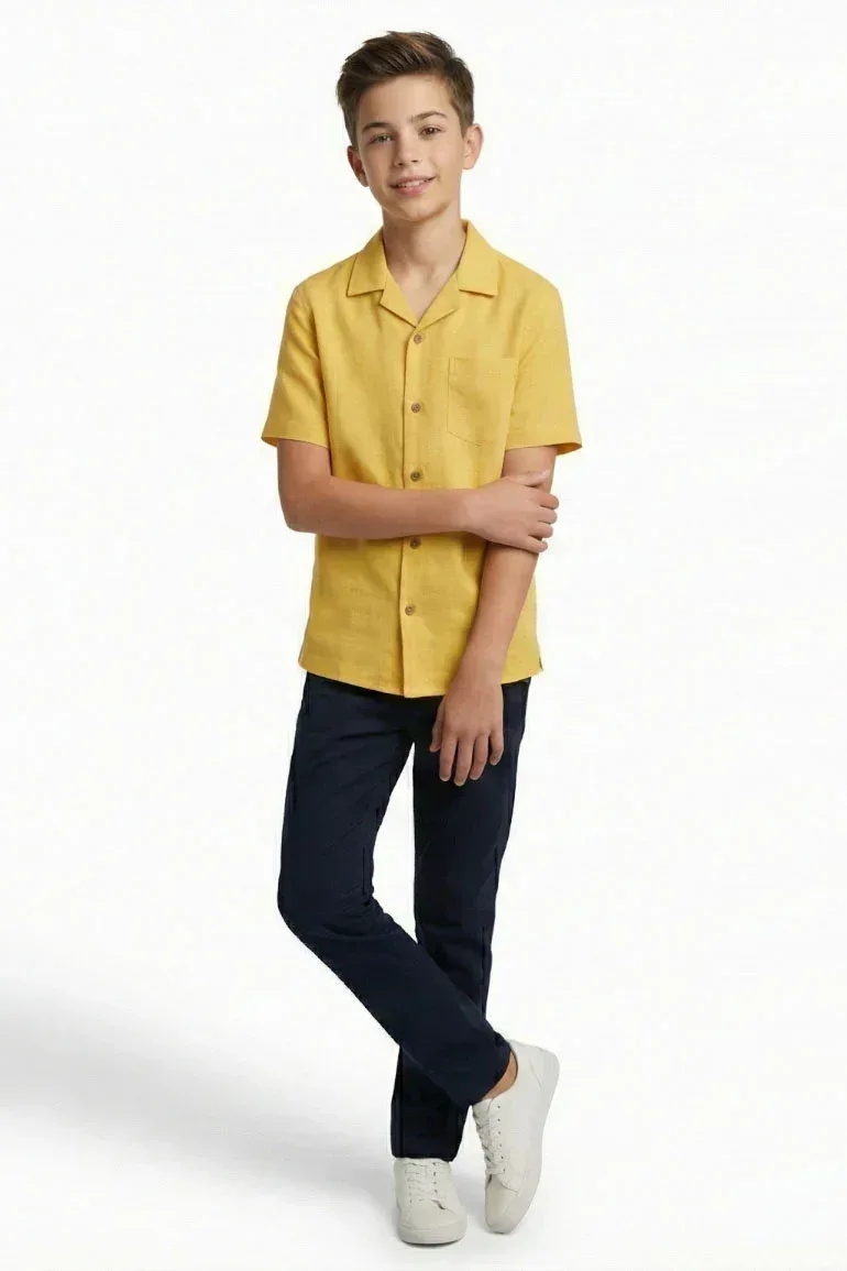 BUTTON-DOWN SHIRT FOR BOYS - Image 2