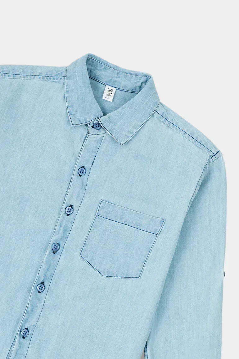 DENIM SHIRT FOR BOYS - Image 2
