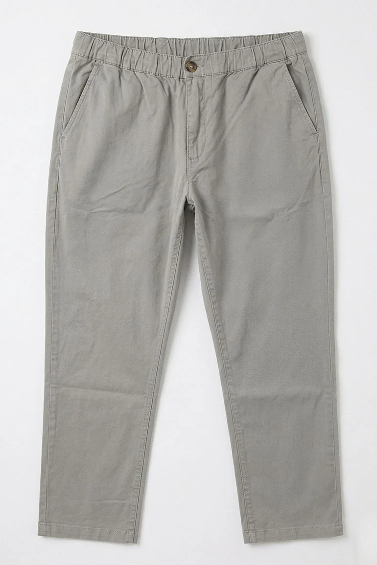 ELASTICATED REGULAR FIT PANTS FOR MEN - Image 3