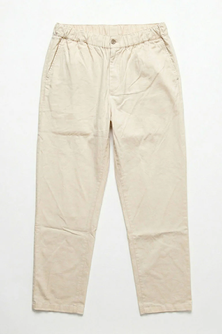 ELASTICATED REGULAR FIT PANTS FOR MEN - Image 5