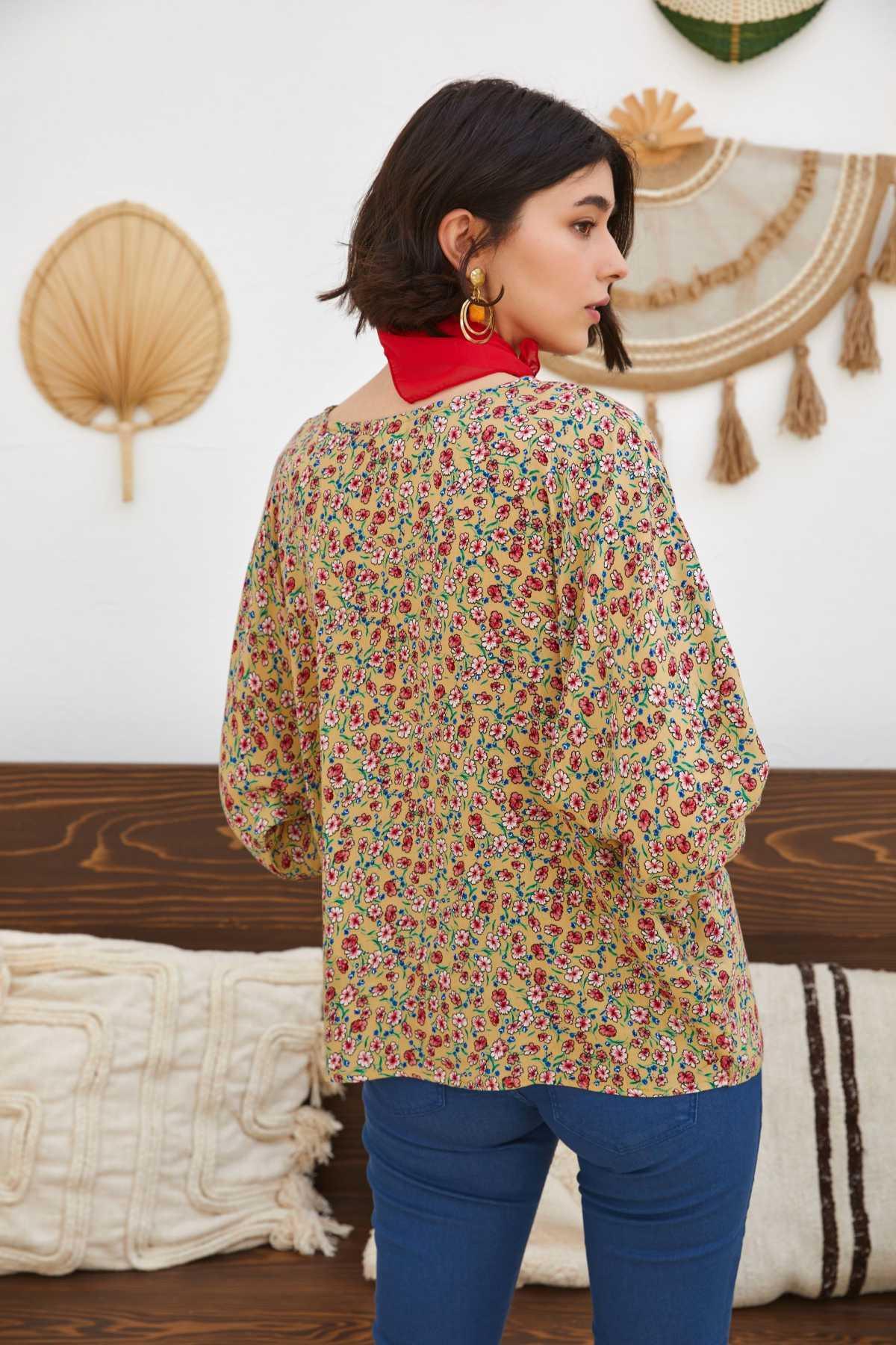 PRINTED SHORT DRESS FOR WOMEN