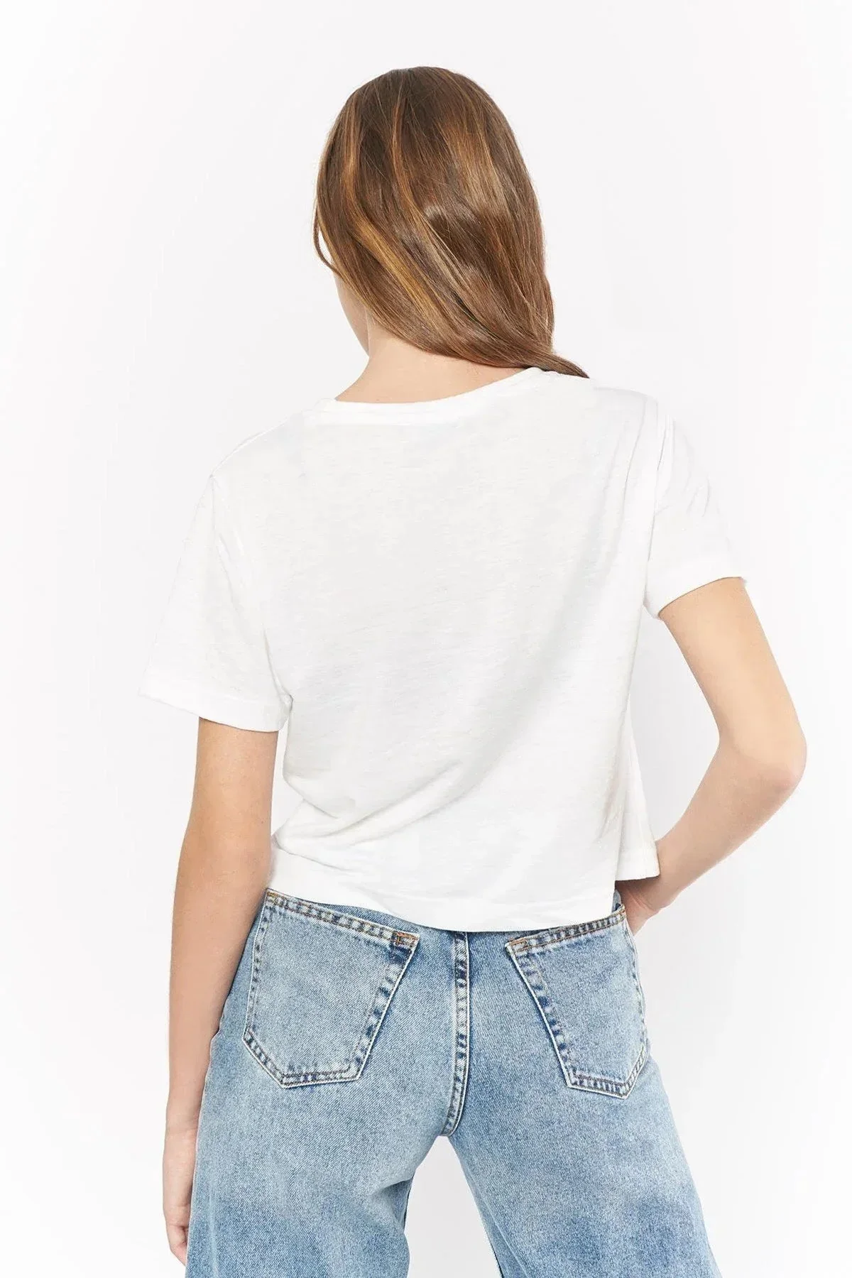 PRINTED T-SHIRT FOR WOMEN - WHITE