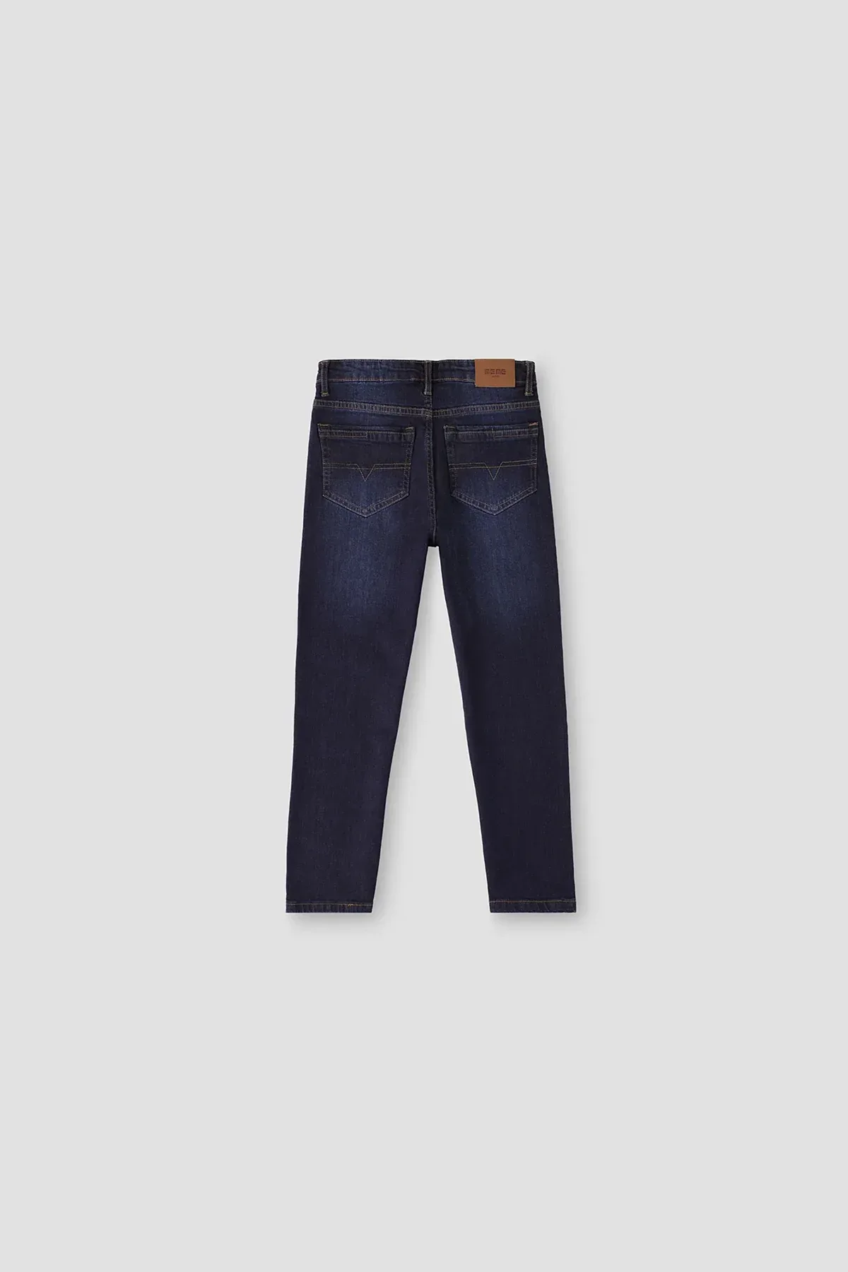 DARK WASH SLIM FIT DENIM JEANS FOR BOYS - Image 3