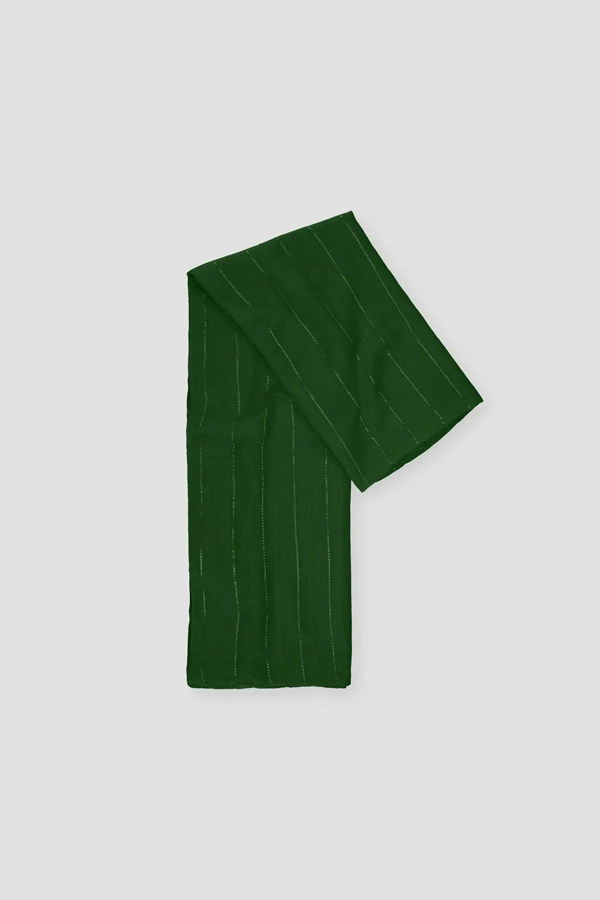 STRIPED SCARF FOR WOMEN - GREEN