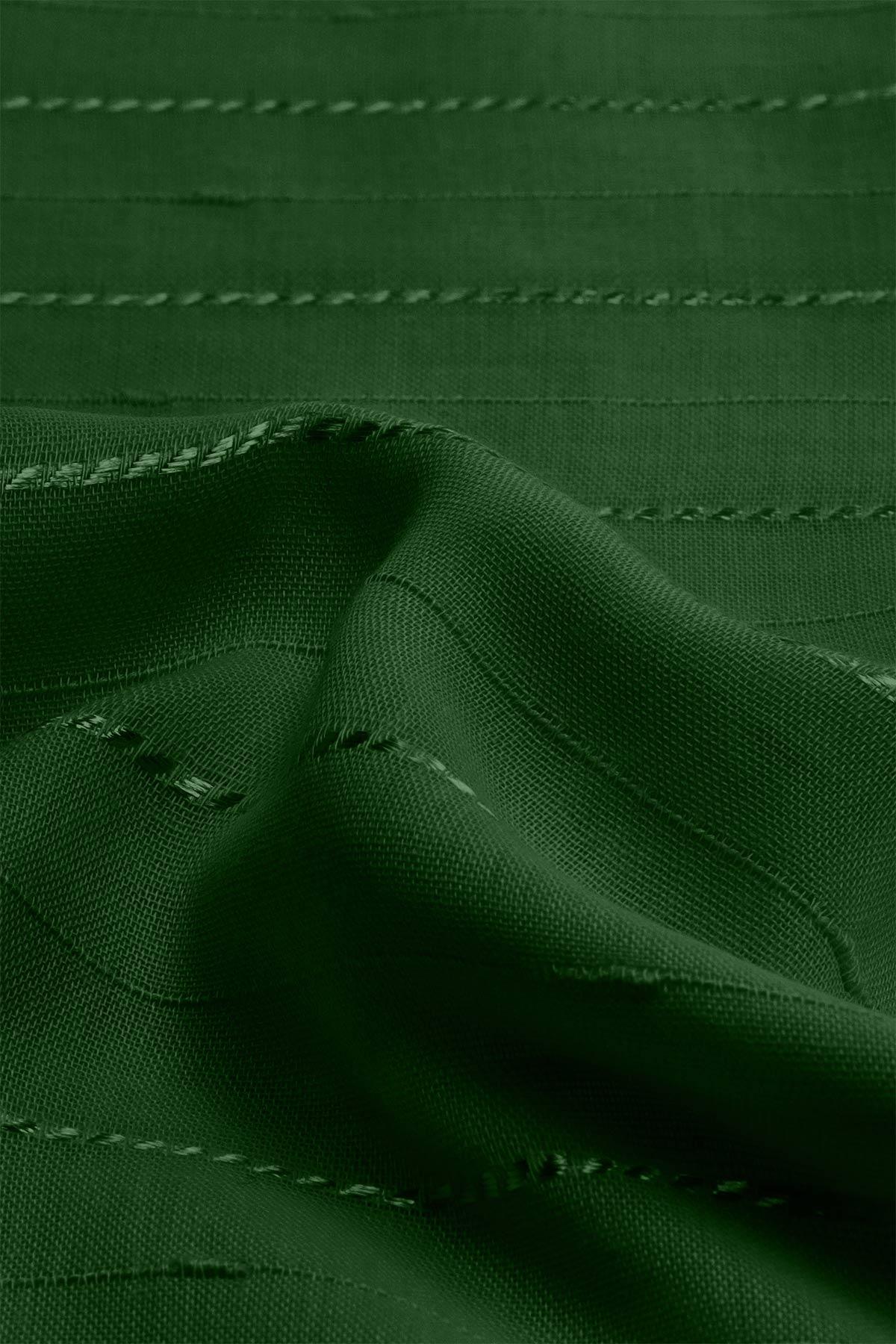 STRIPED SCARF FOR WOMEN - GREEN - Image 2