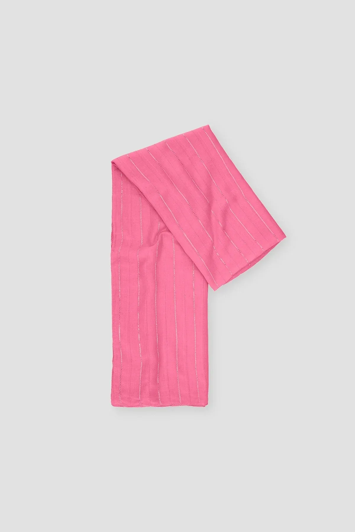 STRIPED SCARF FOR WOMEN - PINK