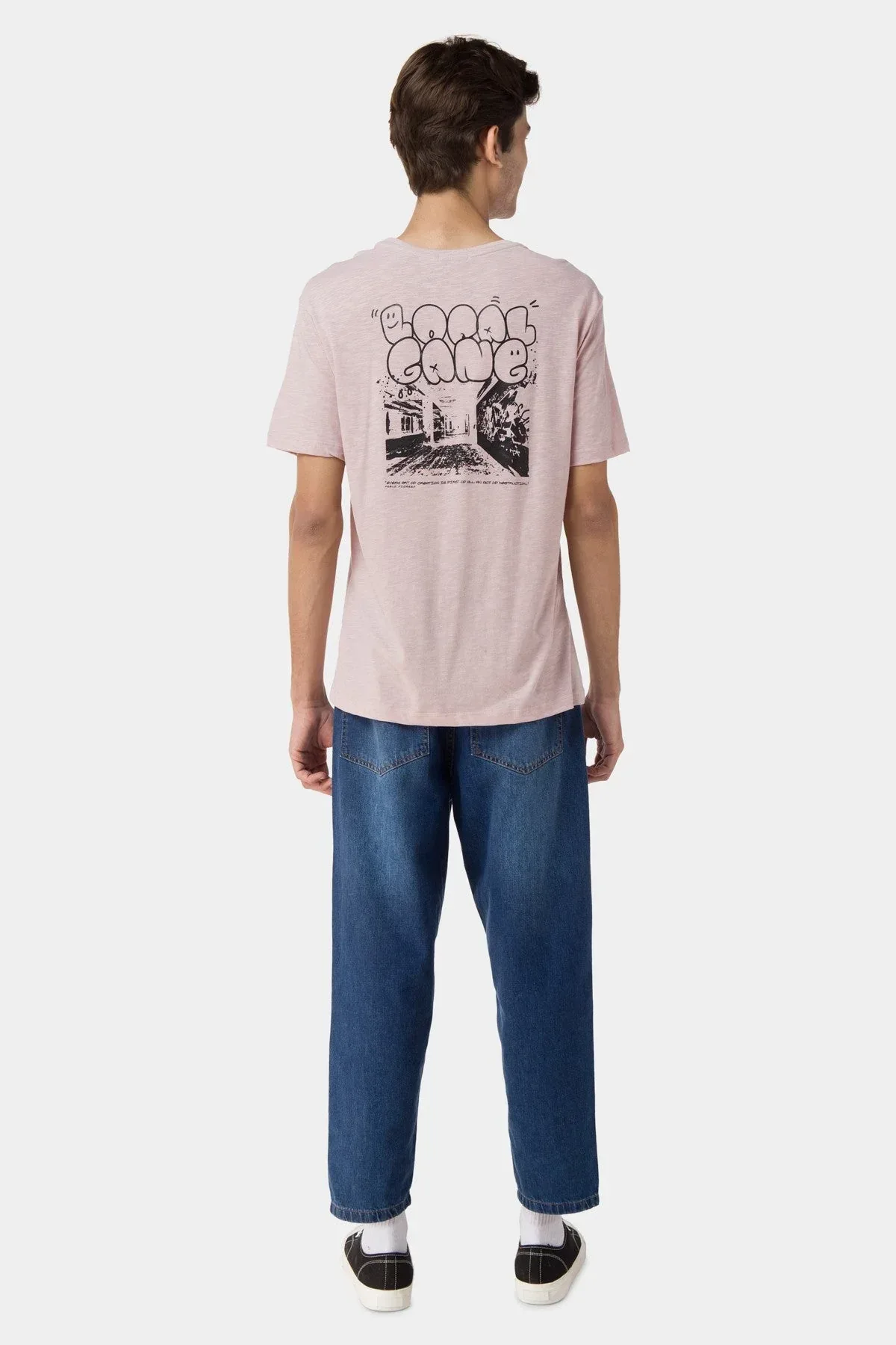PRINTED T-SHIRT FOR MEN - LAVENDER - Image 2