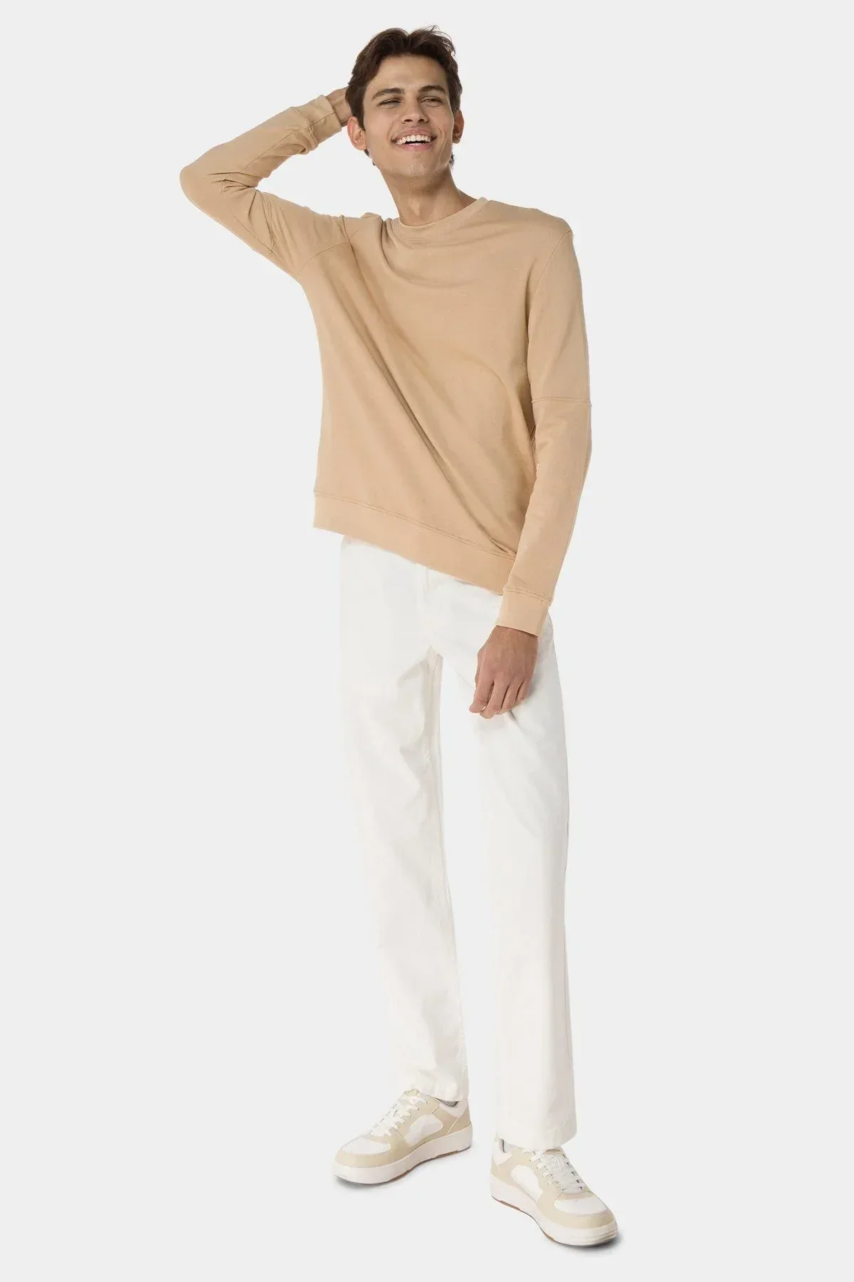 SMART TROUSER FOR MEN - ECRU - Image 4