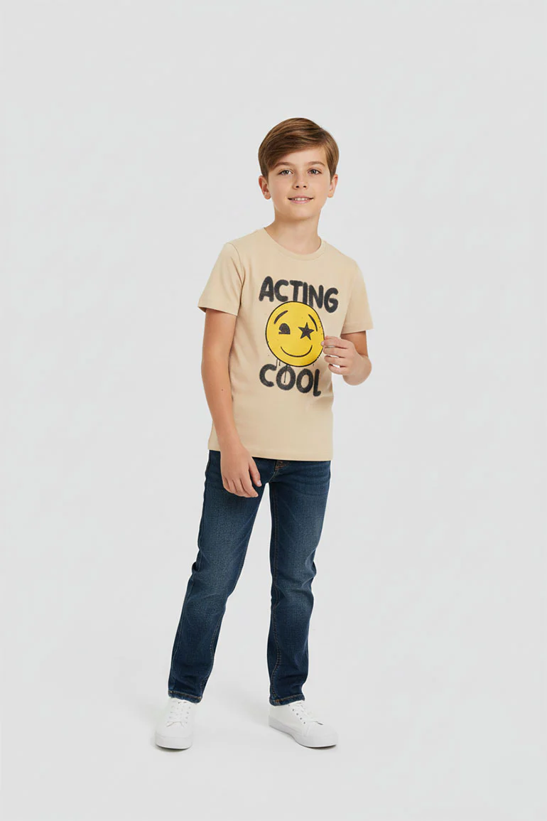 EMOJI ILLUSTRATED T-SHIRT FOR BOYS