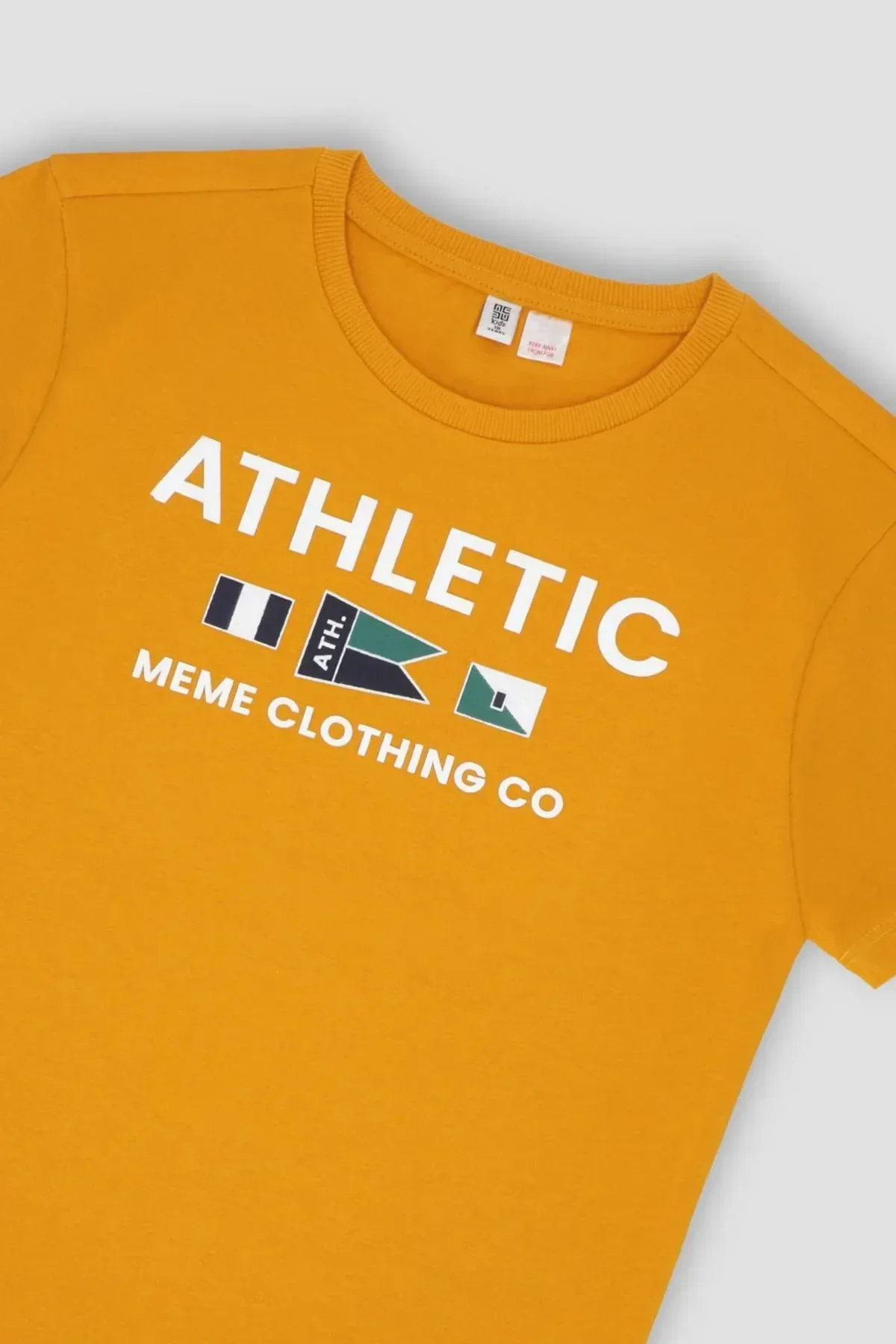 GRAPHIC T-SHIRT FOR BOYS - GOLD YELLOW - Image 2