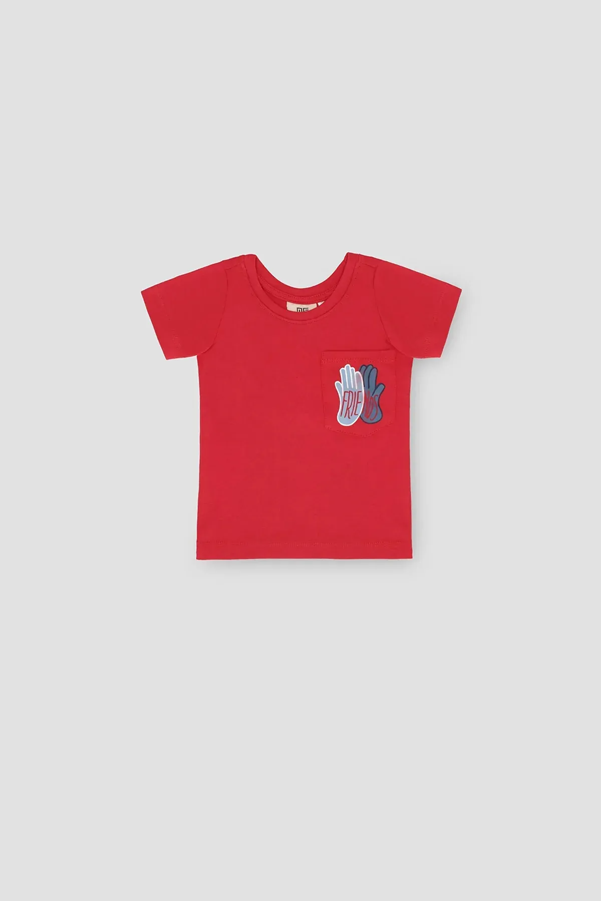 CHEST POCKET T-SHIRT FOR BABY BOYS