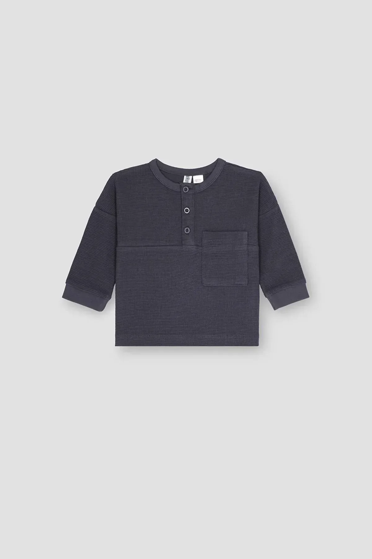 HENLEY LONG SLEEVE T-SHIRT FOR BABY BOYS