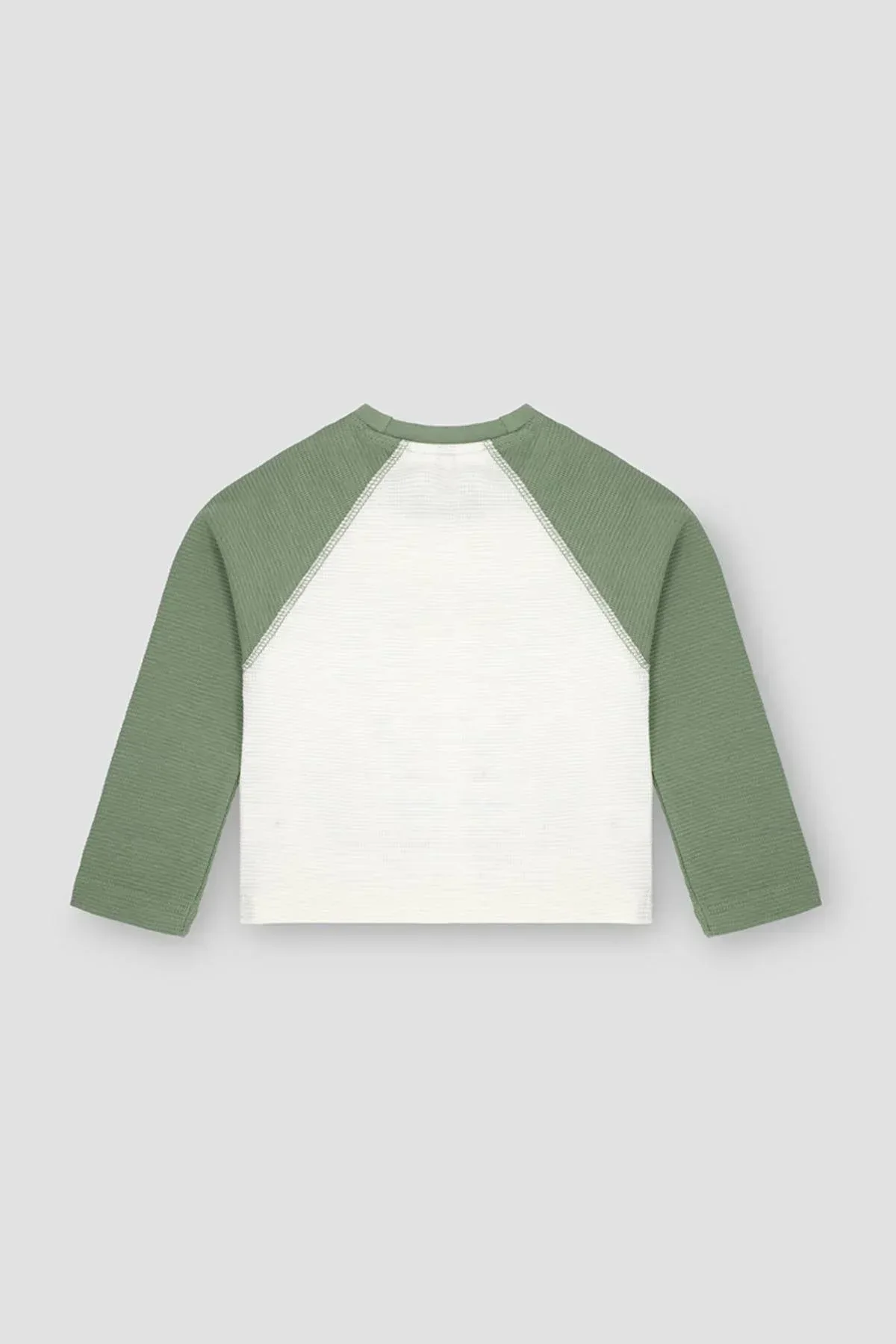 REGLAN SLEEVE SWEAT-SHIRT FOR BABY BOYS - EGRET - Image 2