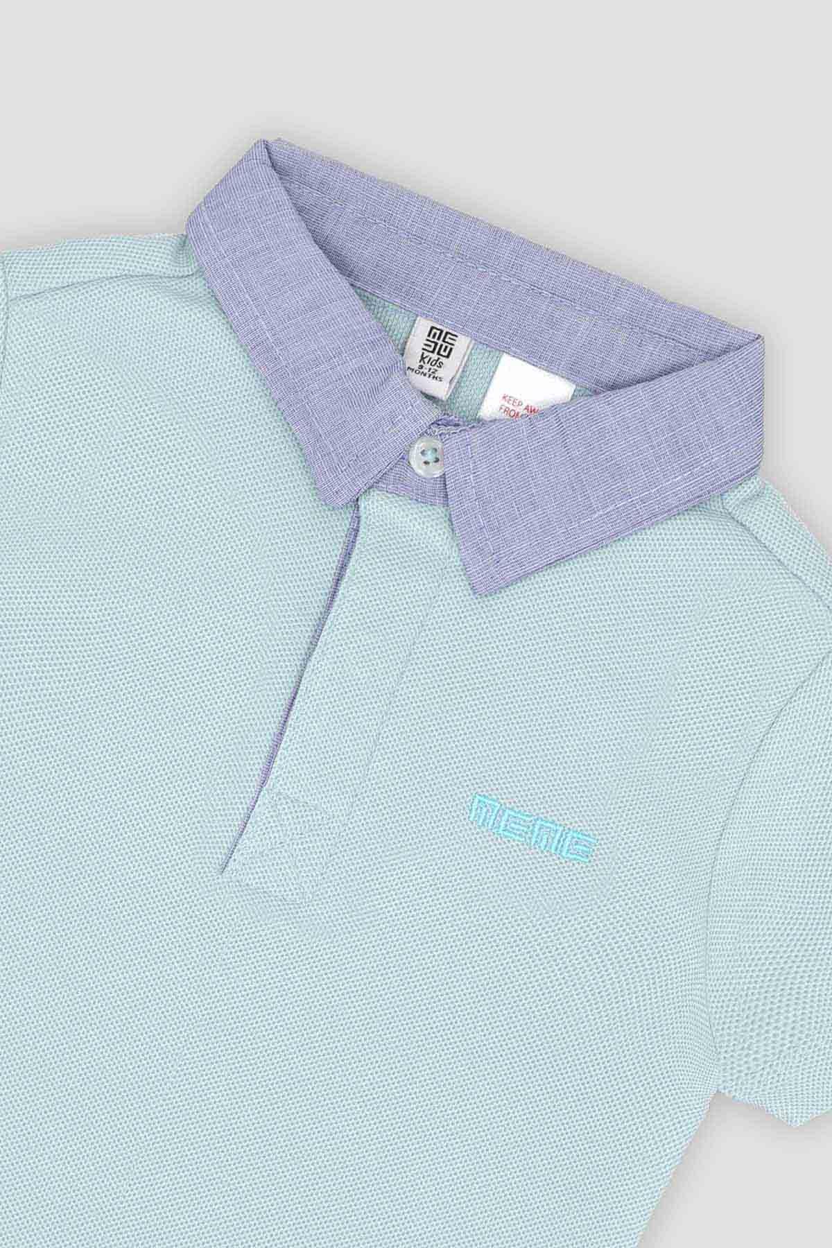 CONTRAST POLO SHIRT FOR BABY BOYS - Image 2
