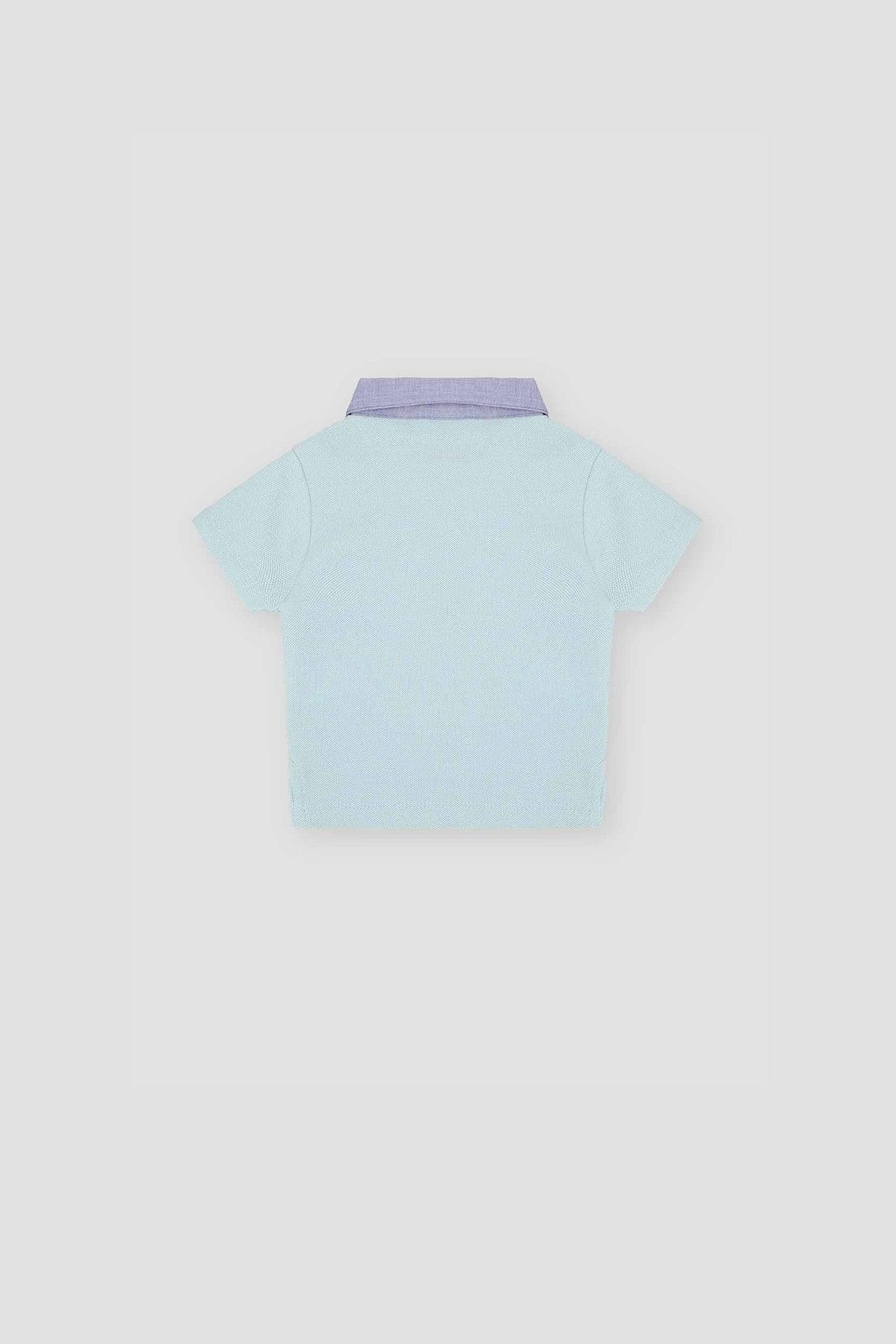 CONTRAST POLO SHIRT FOR BABY BOYS - Image 3