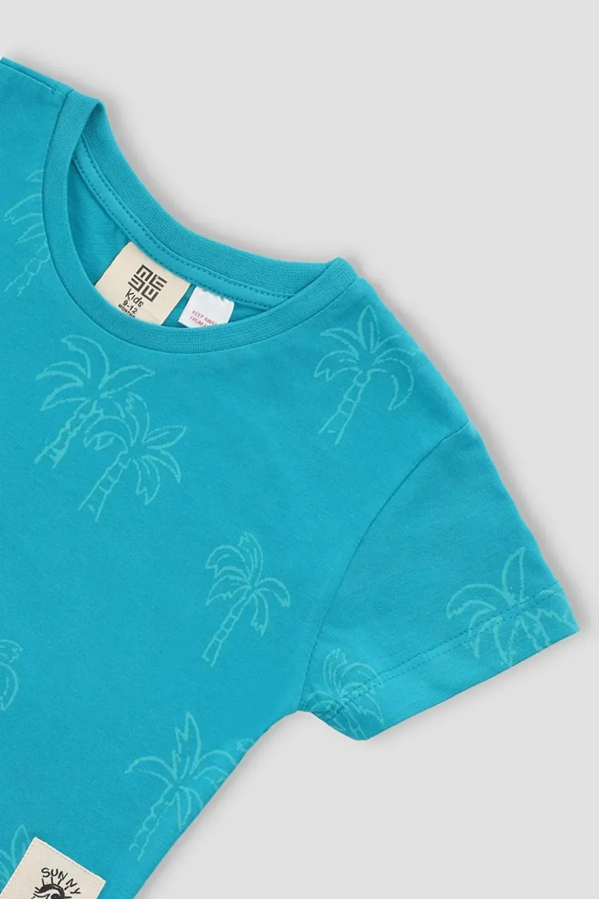 CONVERSATIONAL T-SHIRT FOR BABY BOYS - GREEN - Image 2