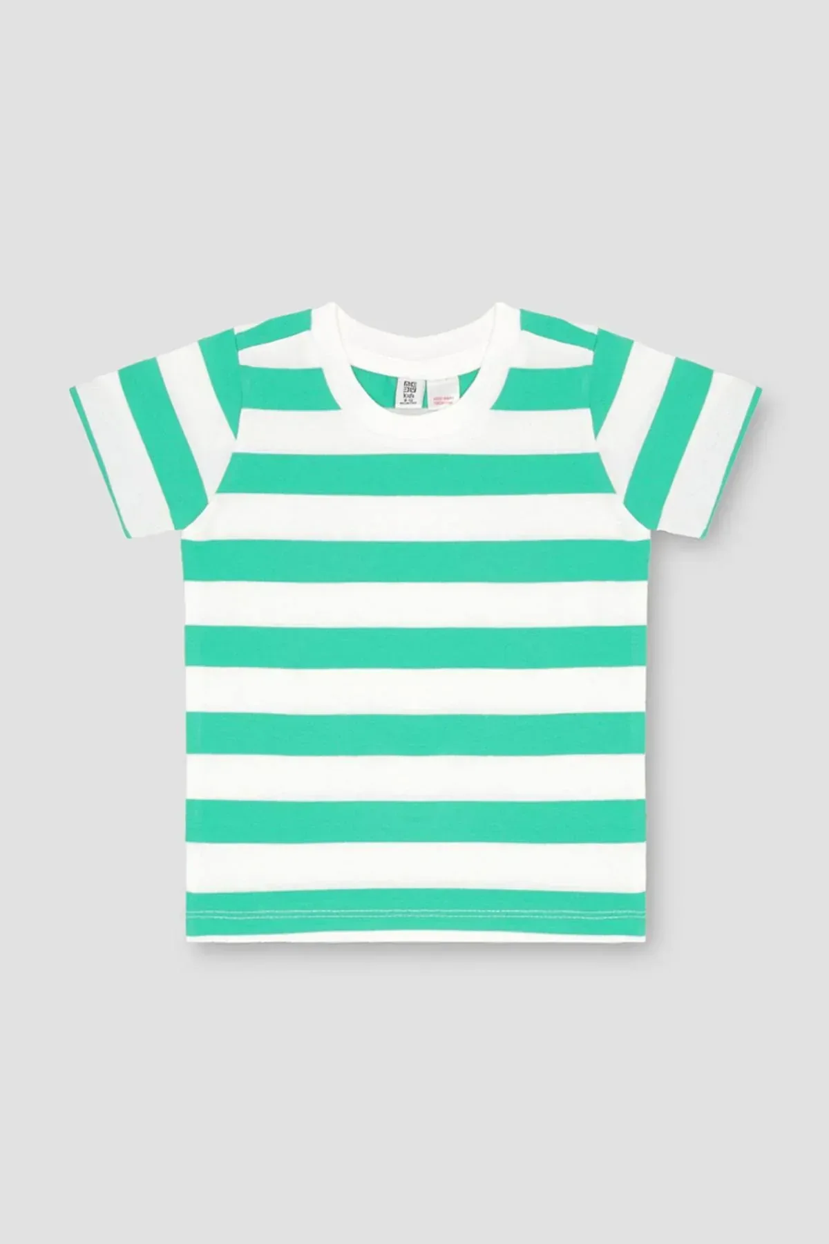 STRIPED T-SHIRT FOR BABY BOYS - GREEN