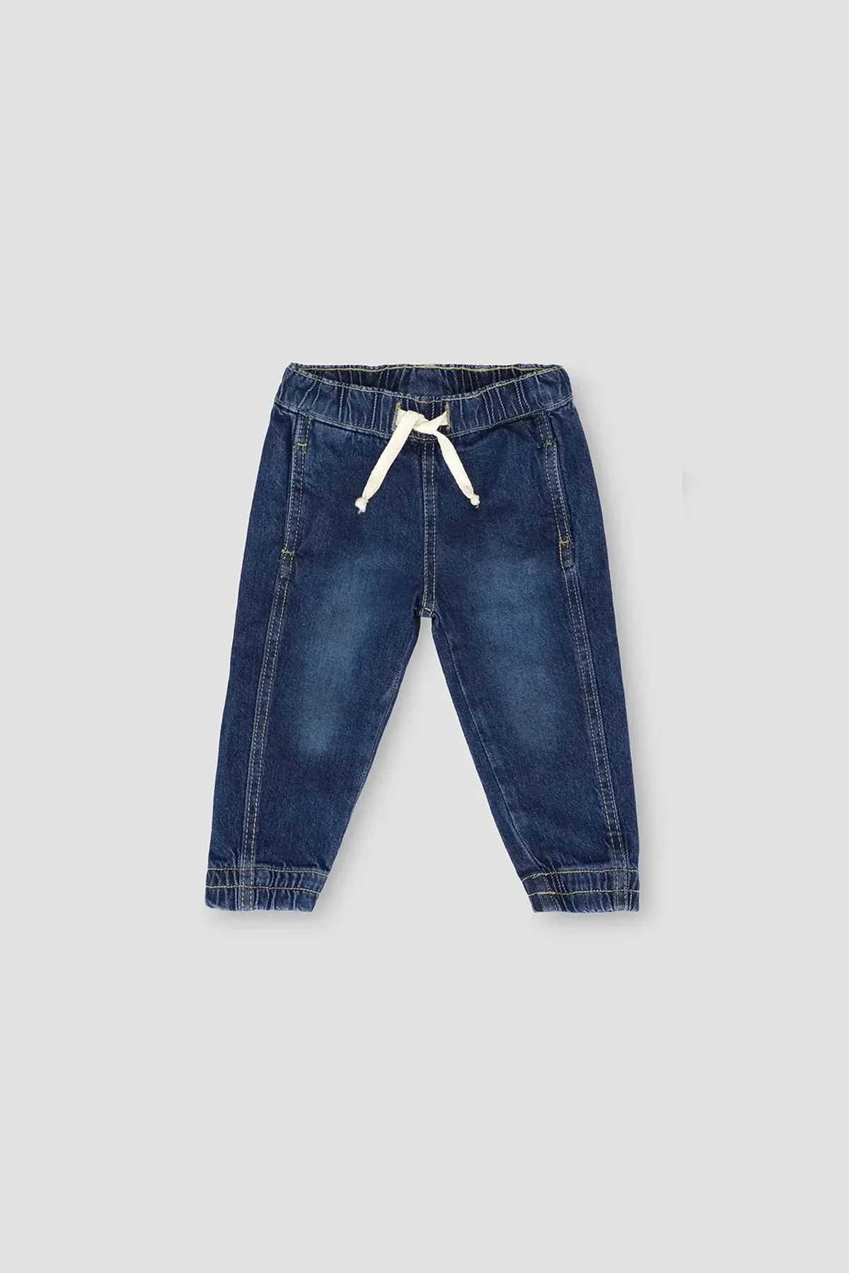 DARK WASH DENIM JOGGER FOR BABY BOYS