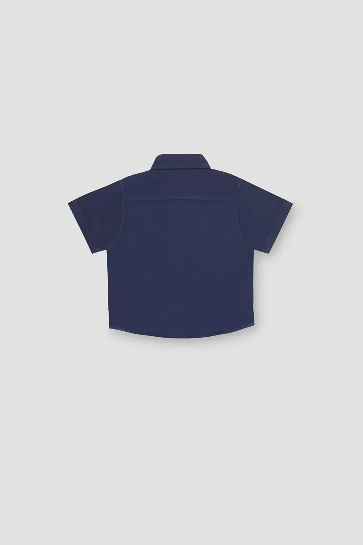 SOLID BUTTON DOWN SHIRT FOR BABY BOYS - Image 3