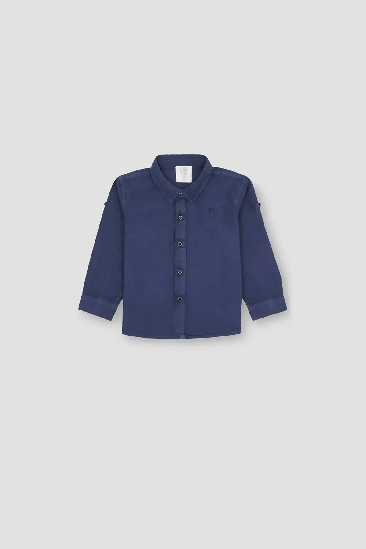 SOLID BUTTON DOWN SHIRT FOR BABY BOYS