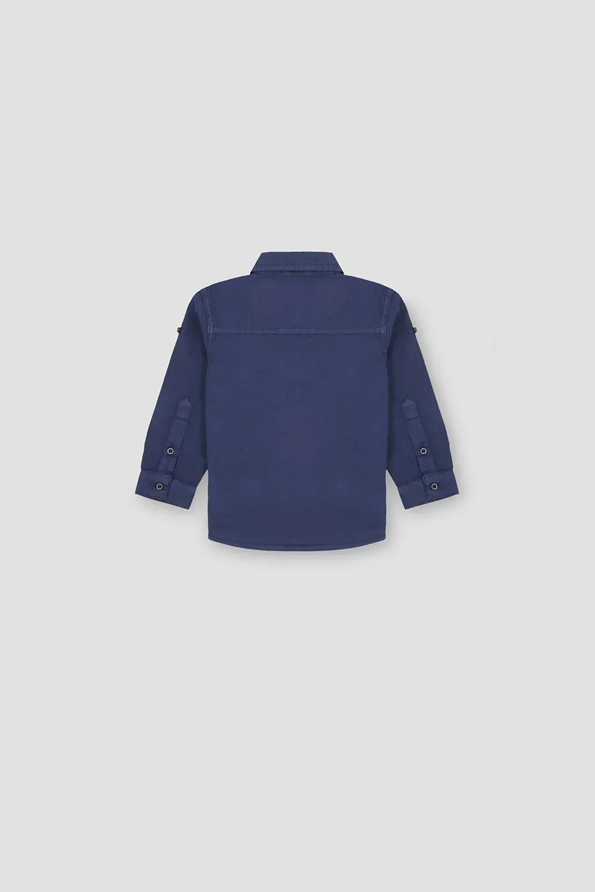 SOLID BUTTON DOWN SHIRT FOR BABY BOYS - Image 3