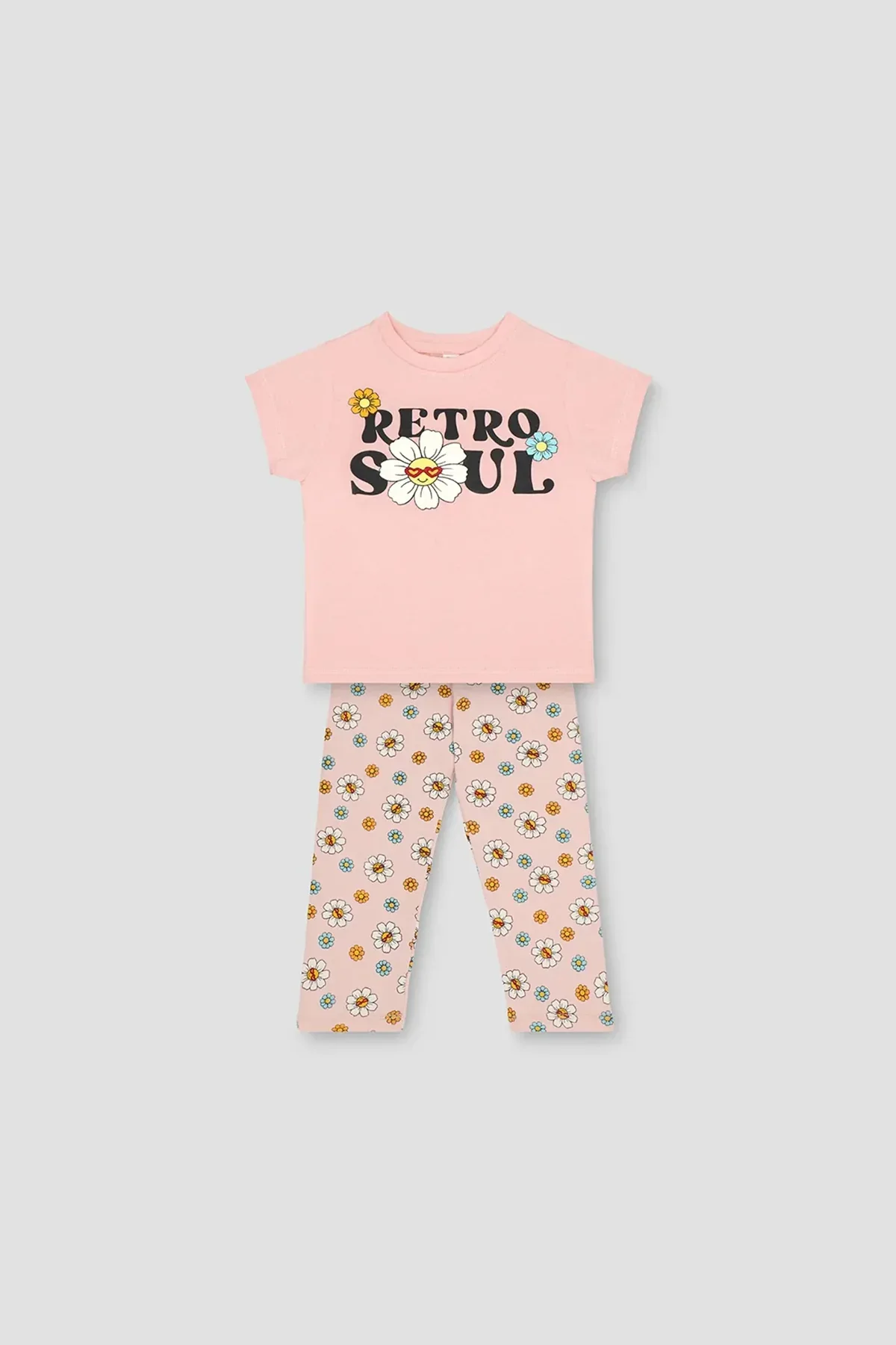 SHIRT & LEGGING SET FOR BABY GIRLS - PINK