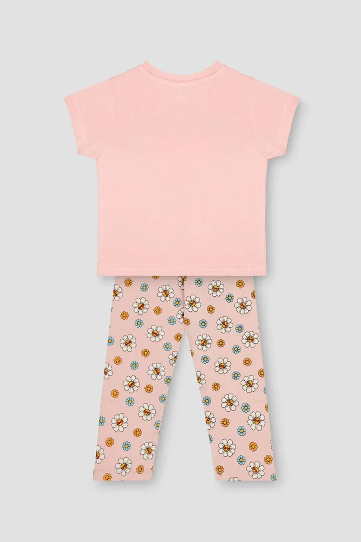 SHIRT & LEGGING SET FOR BABY GIRLS - PINK - Image 2