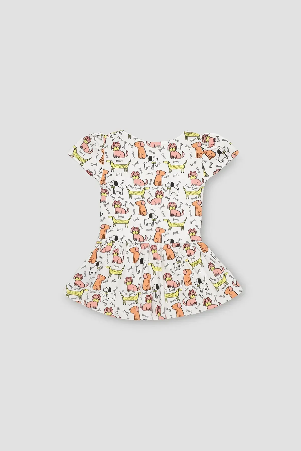 PRINTED BLOUSE FOR BABY GIRLS - EGRET - Image 3