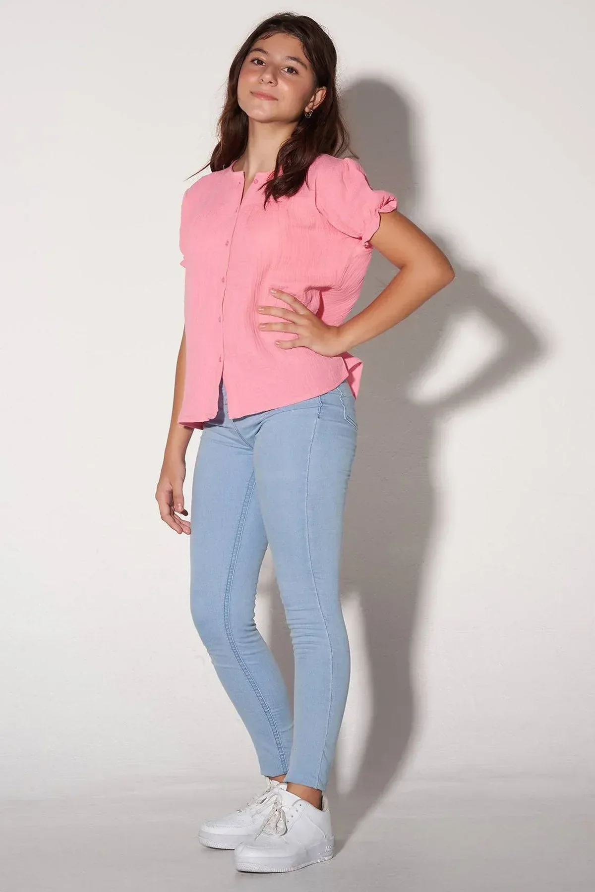 SOLID BLOUSE FOR GIRLS