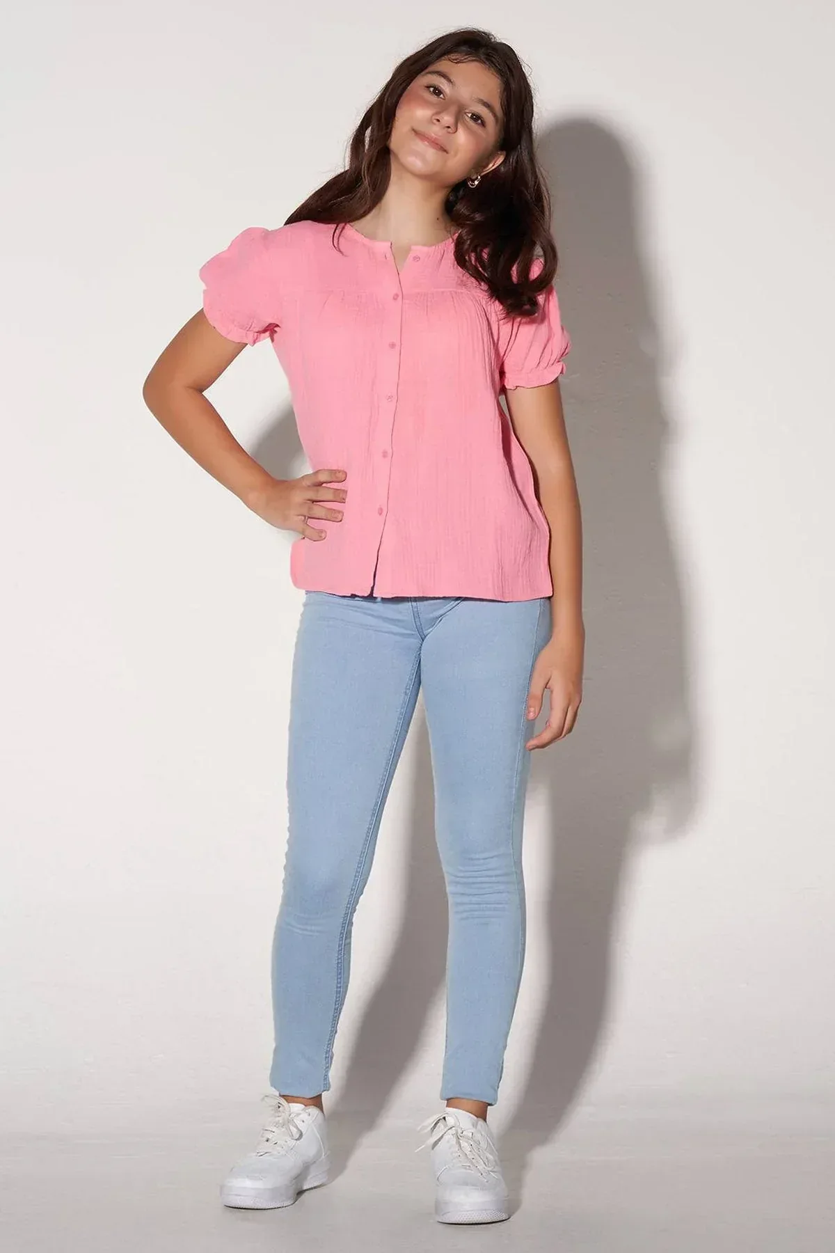 SOLID BLOUSE FOR GIRLS - Image 2