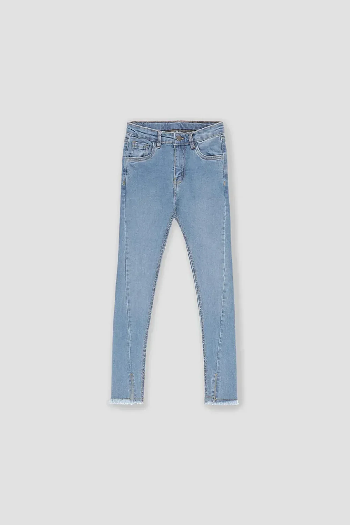 LIGHT WASH FLARED DENIM JEANS FOR GIRLS - Image 3