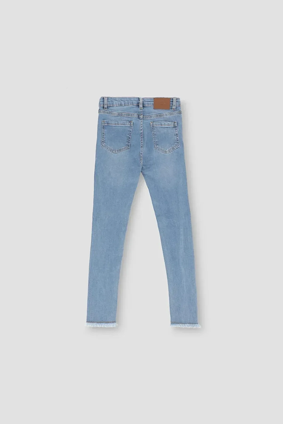 LIGHT WASH FLARED DENIM JEANS FOR GIRLS - Image 5