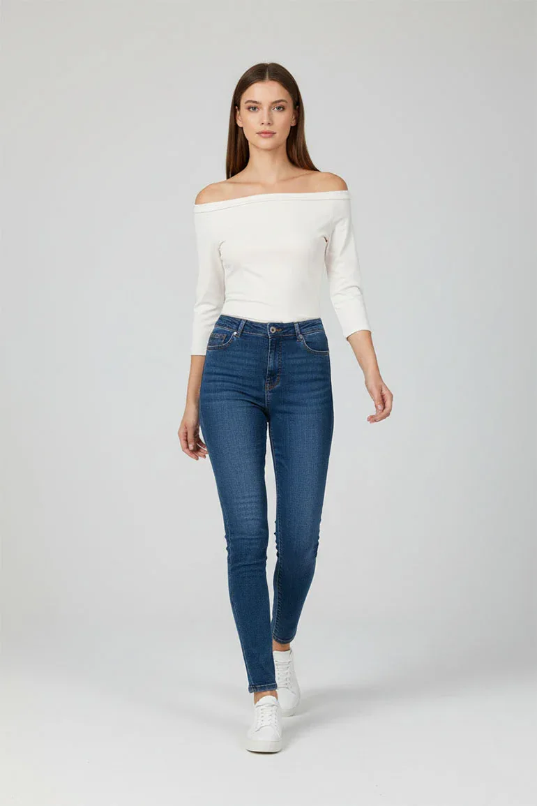 SOLID T-SHIRT FOR WOMEN - WHITE