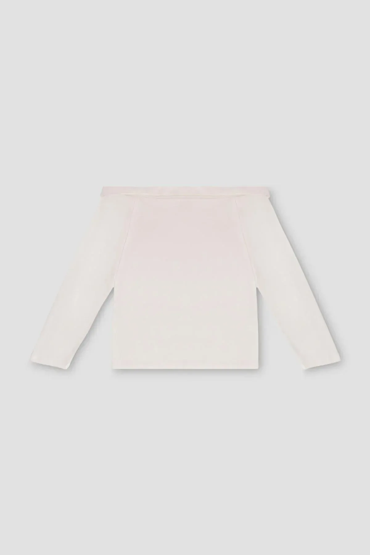 SOLID T-SHIRT FOR WOMEN - WHITE - Image 3