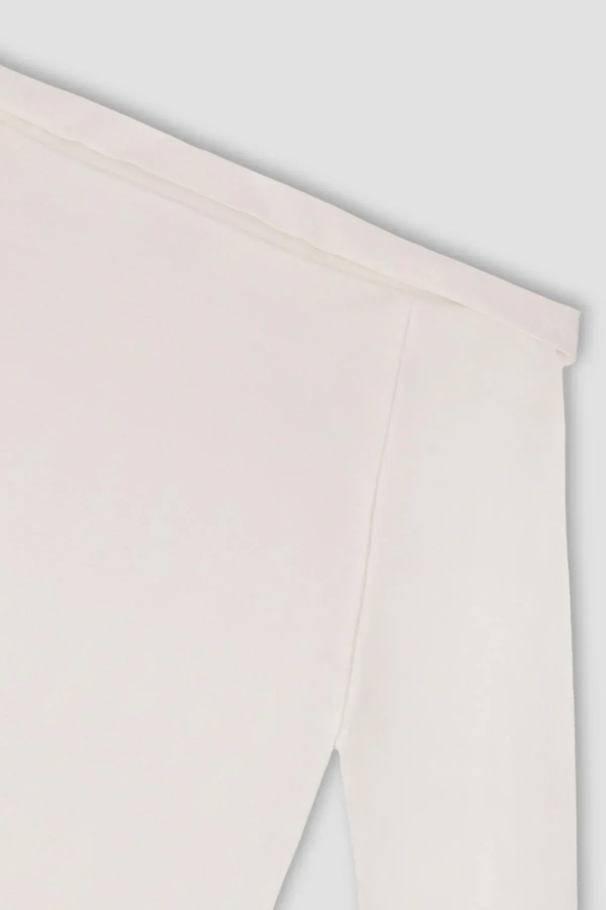 SOLID T-SHIRT FOR WOMEN - WHITE - Image 4