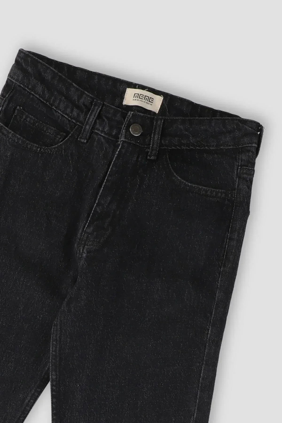 FLARED JEANS FOR WOMEN - BLACK - Image 2