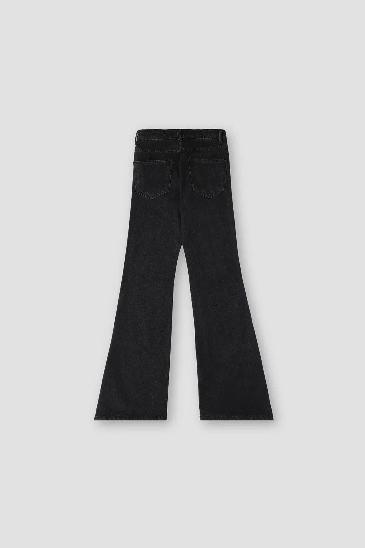 FLARED JEANS FOR WOMEN - BLACK - Image 3