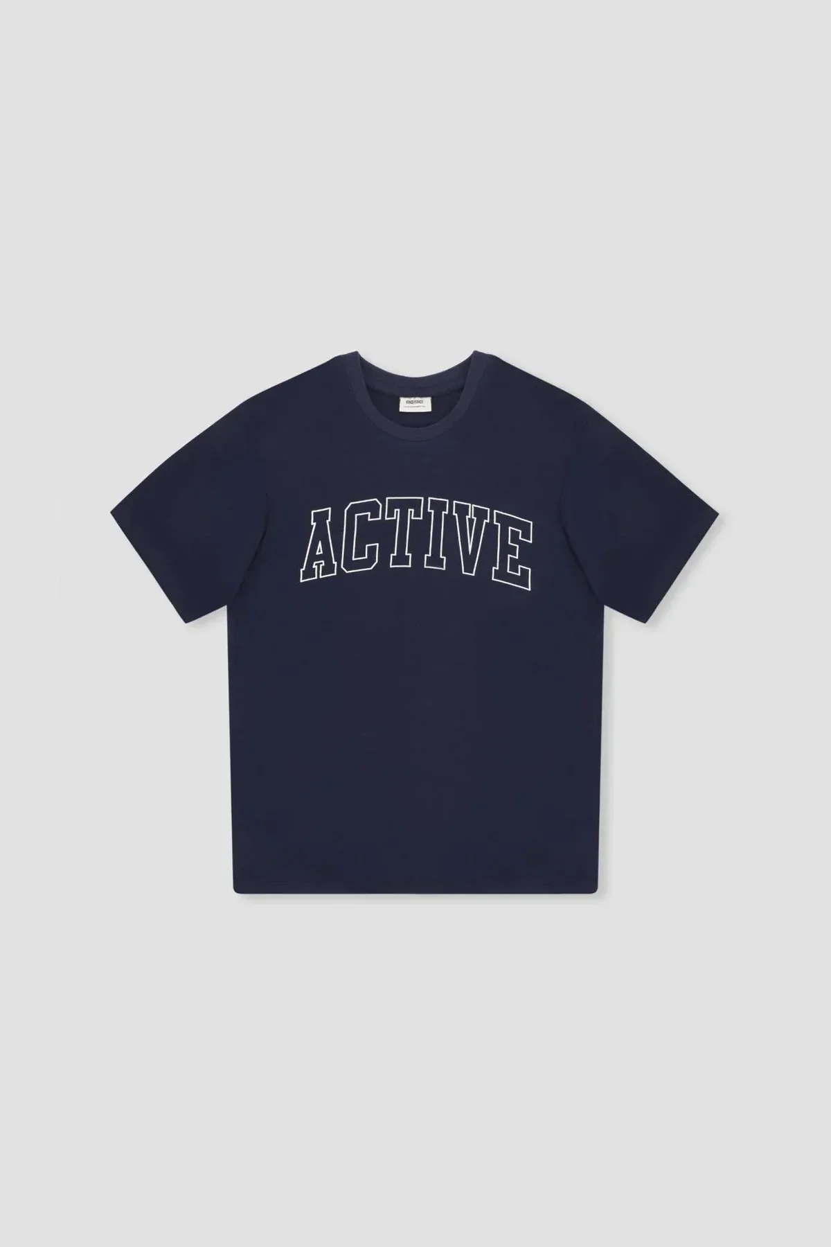TYPOGRAPHY T-SHIRT FOR MEN - NAVY