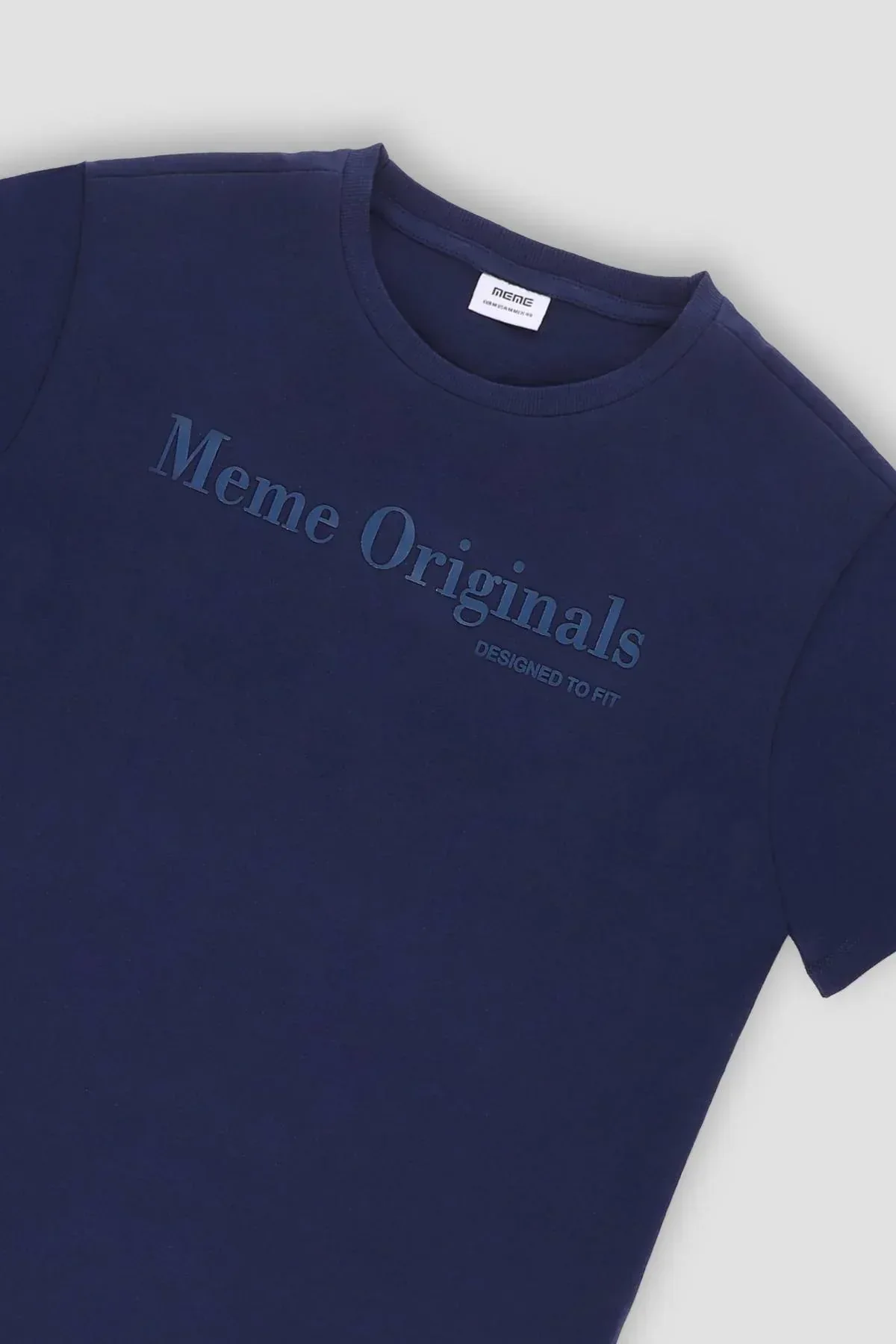 PRINTED T-SHIRT FOR MEN - NAVY - Image 2
