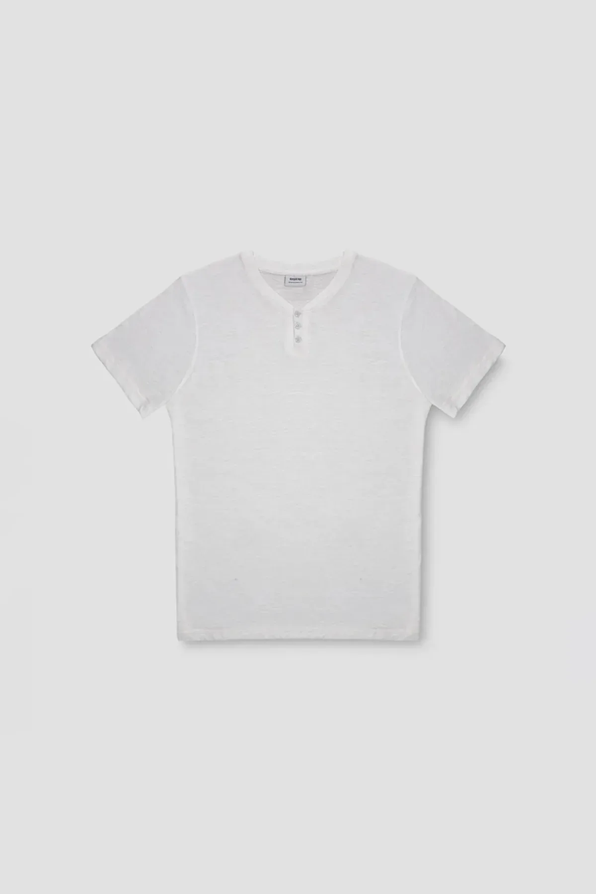 CREW NECK BASIC T-SHIRT FOR MEN - WHITE