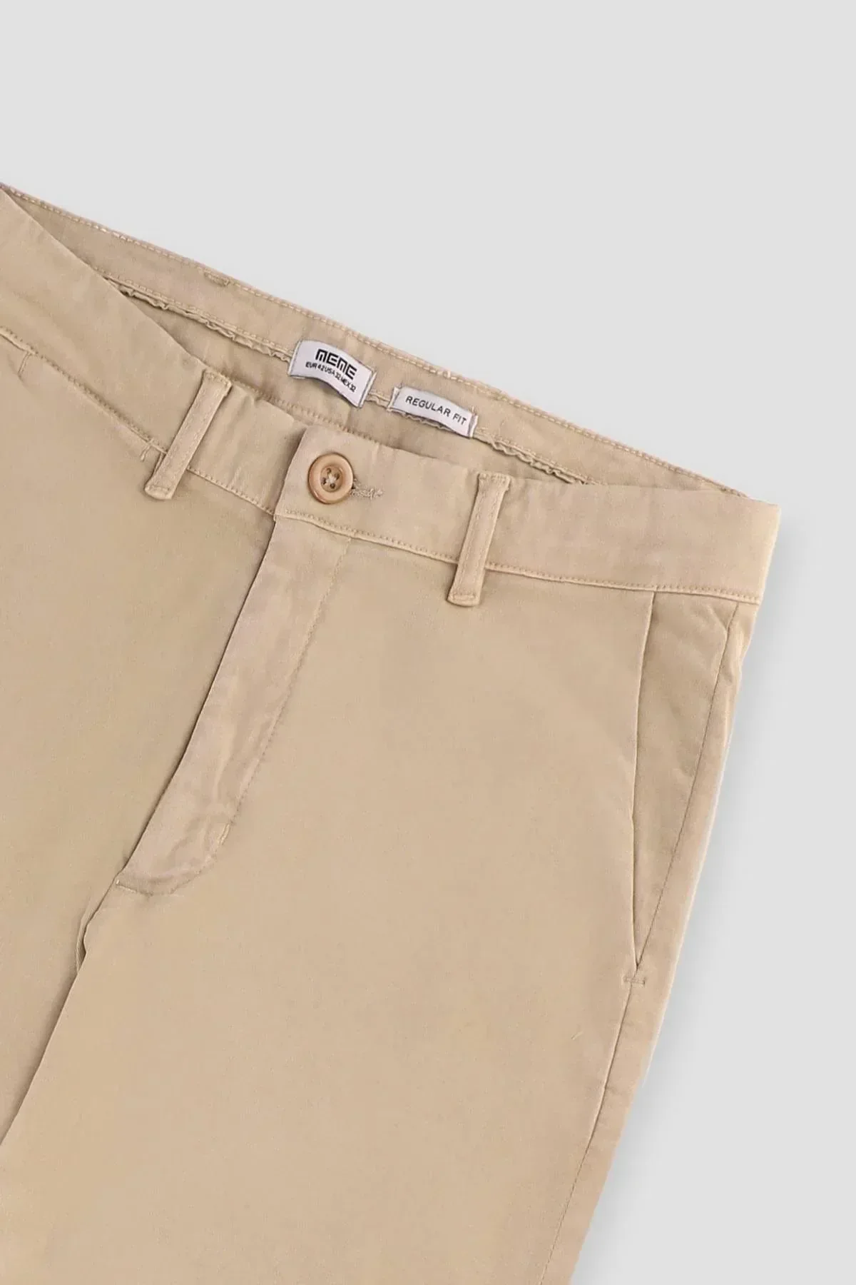 BASIC REGULAR FIT CHINOS FOR MEN - Image 3