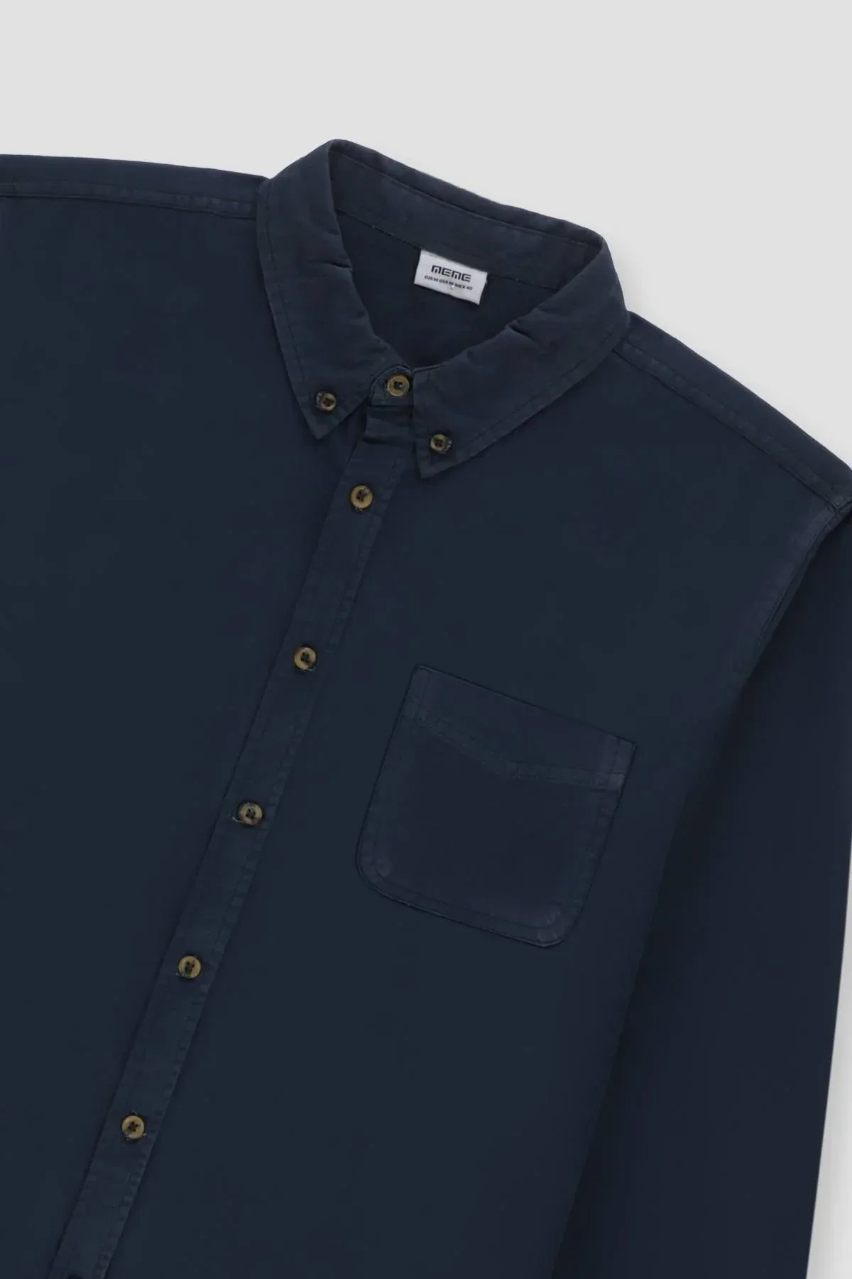 SOLID BUTTON DOWN SHIRT FOR MEN - Image 3