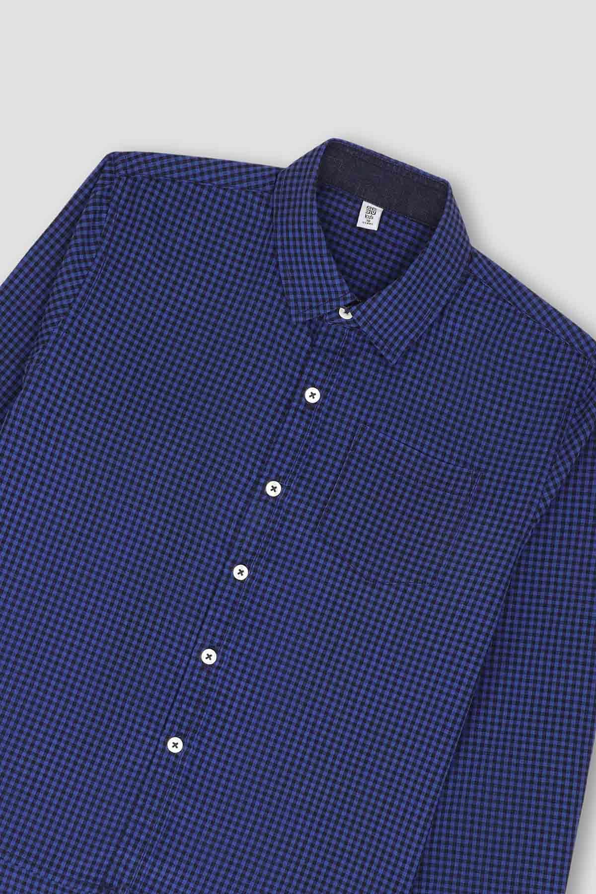 CHECKERED BUTTON DOWNSHIRT FOR BOYS - Image 2