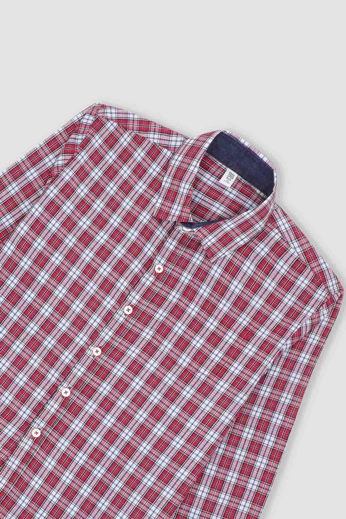 CHECKERED BUTTON DOWNSHIRT FOR BOYS - Image 2