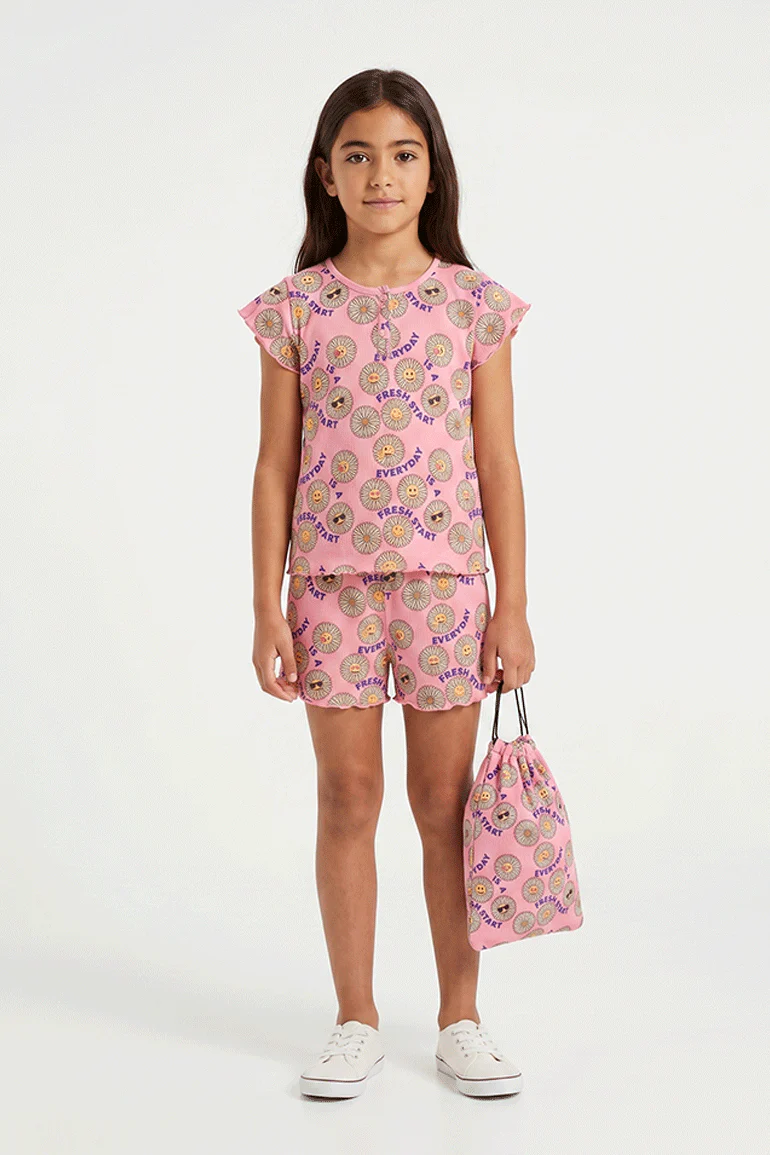 EMOJI TOP BOTTOM SET FOR GIRLS
