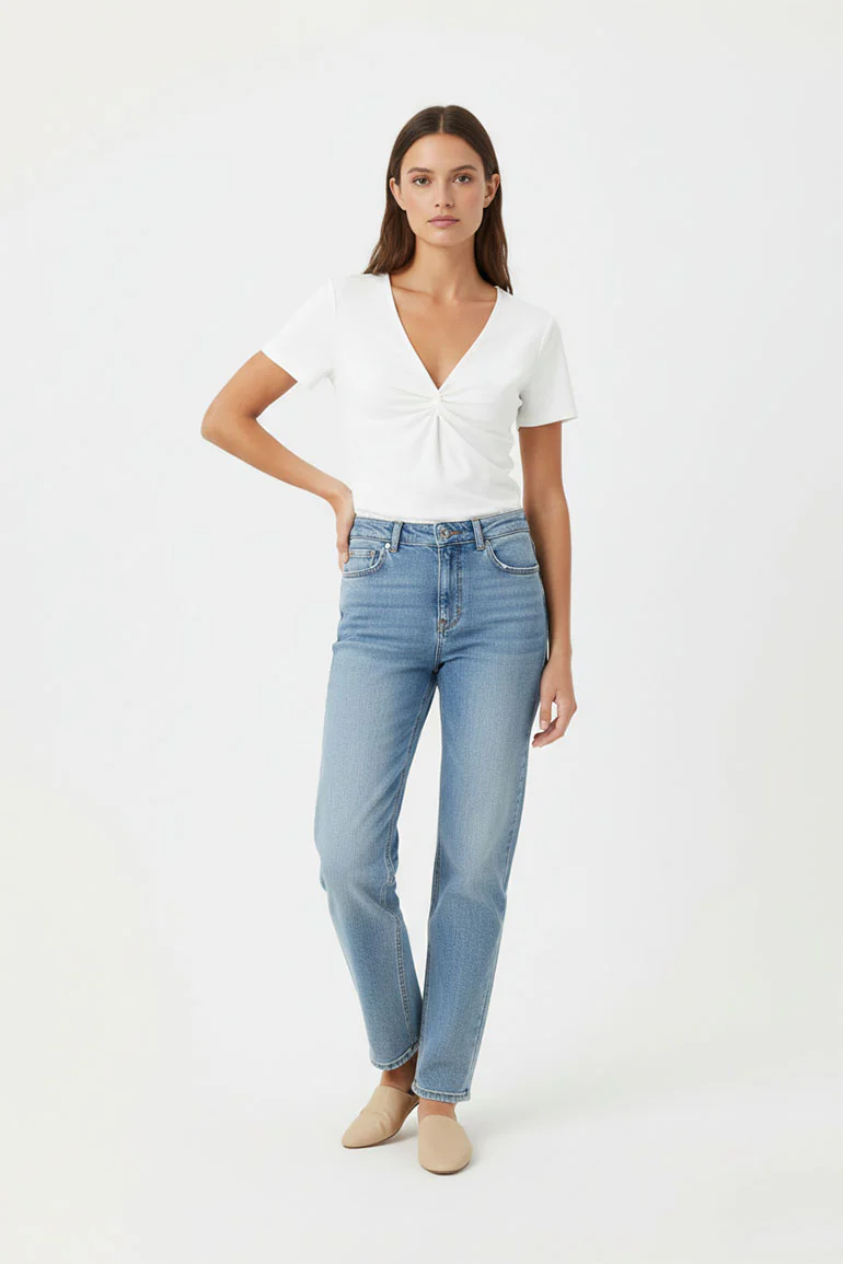 SOLID T-SHIRT FOR WOMEN