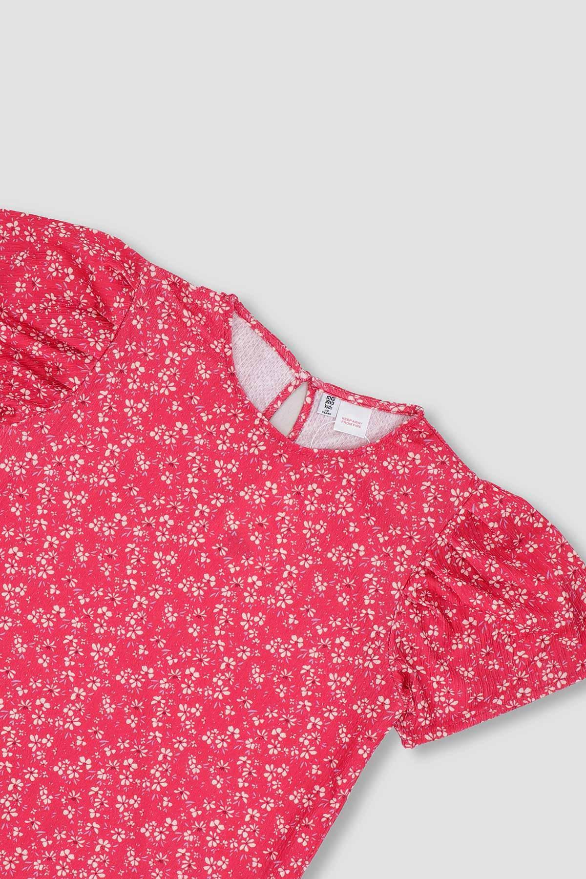 ALL-OVER PRINT BLOUSE FOR GIRLS - Image 4