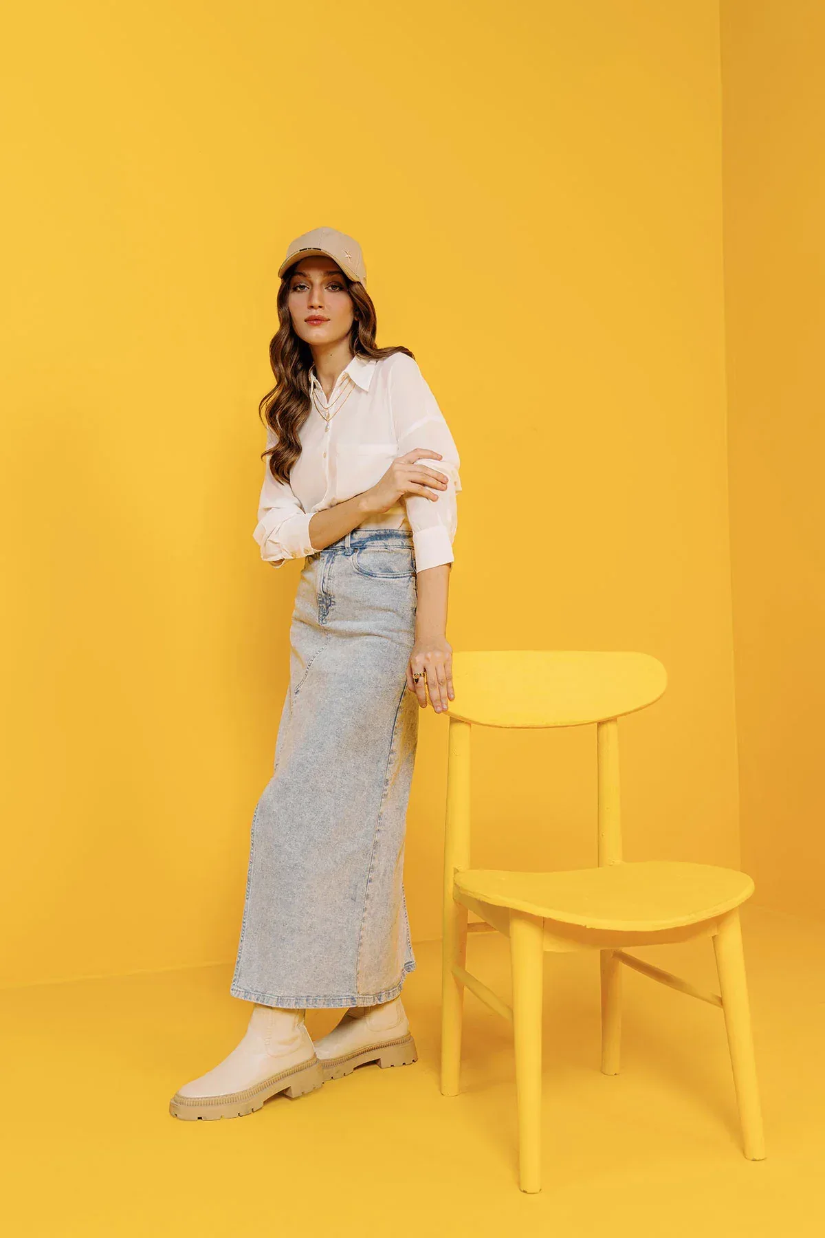 OVERSIZED SOLID SHIRT FOR WOMEN - Image 2